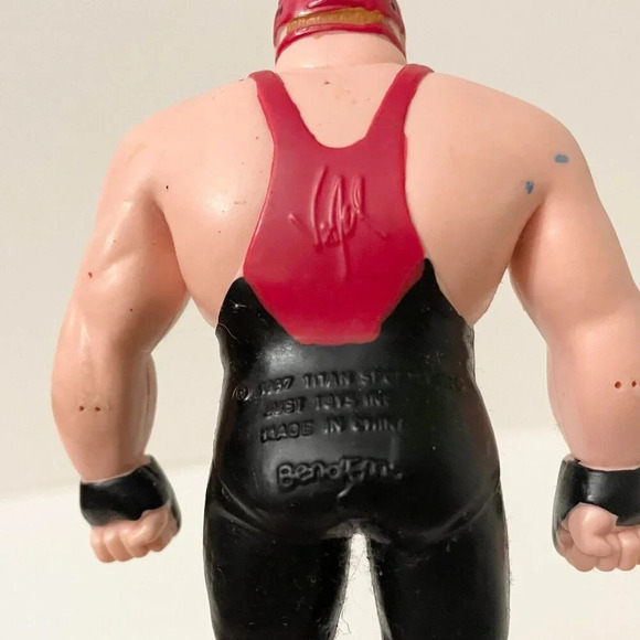 Vtg 1997 Van Vader Time BendEms  WWF Just Toys 5 Inch Tall Action Figure - Picture 10 of 16